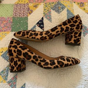 J Crew pumps with block heel